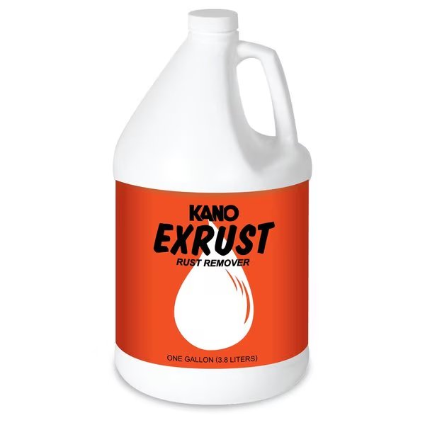 Exrust 1 Gallon Industrial Grade Rust Remover, 2PK, Kano, Mfr#: AZEX011C2